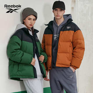 Reebok 锐步 男女经典时尚复古拼色梭织羽绒夹克 23FRC287UGBH A/S