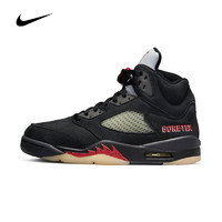 NIKE【滔搏运动】耐克女子AIR JORDAN 5时尚运动百搭轻便减震篮球鞋 DR0092-001 42