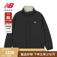 NEW BALANCE NB23男款冬季保暖双面穿立领鸭绒羽绒服 BK AMJ34333 M