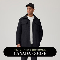 CANADA GOOSE 12期免息：加拿大鹅（Canada Goose） Carlyle 男士绗缝衬衫夹克大鹅外套 6845M 61 黑色 M
