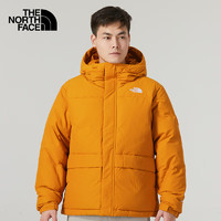 北面（The North Face）北面抗寒羽绒服男秋冬户外防风保暖面包服700蓬鹅绒夹克外套 HBX/卡其色/拉链口袋 3XL