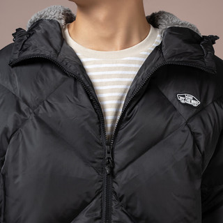 VANS范斯 男女羽绒夹克外套温暖有型冬季街头 黑色 XL含绒量:268g