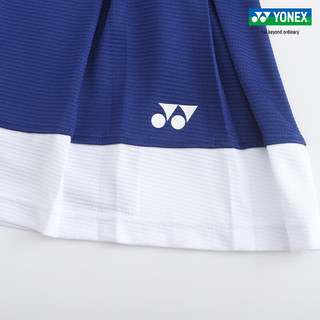 YONEX/尤尼克斯 220243BCR 23FW比赛系列 女款透气运动短裙yy 黑色 XO