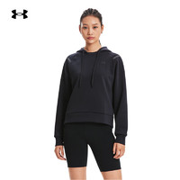 安德玛 UNDERARMOUR）秋冬Unstoppable女子训练运动连帽卫衣1379843 黑色001 M