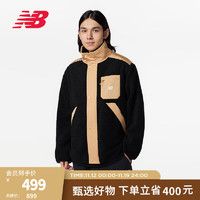 NEW BALANCE 23男款运动休闲立领保暖仿羊羔绒外套 BK AMJ33323 L