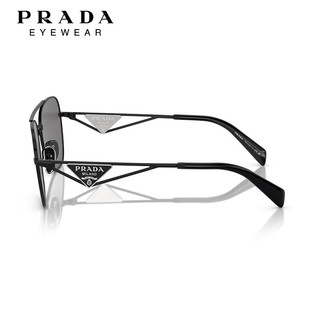 PRADA普拉达太阳镜女偏光开车驾驶墨镜枕形眼镜0PR A50S 深灰色偏光镜片/黑色镜腿1AB5Z1 59