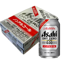 Asahi 朝日砧板 朝日（Asahi）No1 DRY ZERO日本进口原装进口无酒精啤酒风味饮品 350m*24罐