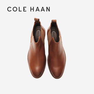 colehaan/歌涵 男士皮靴 皮革英伦风切尔西靴短靴C38745 棕色-C38745 40.5