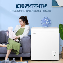 移动端京东百亿补贴polarbear北极熊冰柜家用116小型冷柜冰箱1件