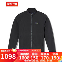 巴塔哥尼亚 Patagonia巴塔抓绒衣男R1 TechFace运动户外抓绒外套男 83580 BLK-黑色 S