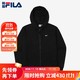  FILA 斐乐 男女连帽卫衣情侣拉链开衫长袖运动休闲FS2FTE3101X BLK黑色 105(XL)　