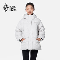 BLACKICE 黑冰 23冬季黑冰鹅绒户外时尚休闲羽绒服宽松可脱卸帽外套女4003F