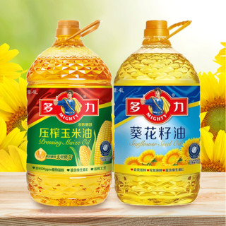 MIGHTY 多力 甾醇玉米油4L 葵花籽食用油4L
