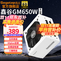 Segotep 鑫谷 电源 GM650W台式机电源模组电脑组件主机机箱 金牌全模GM650W冰山版