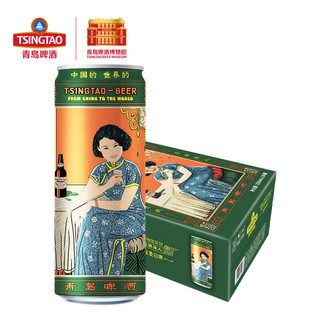 青岛啤酒（Tsingtao）美酒佳人 白啤 系列11度 330ml*24罐啤 自饮