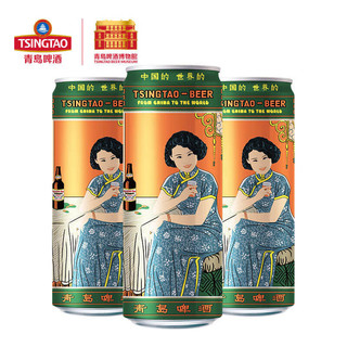 青岛啤酒（Tsingtao）美酒佳人 白啤 系列11度 330ml*24罐啤 自饮