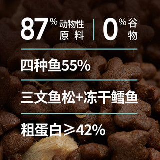 PURICH 醇粹 猫粮黑标 85%肉含量幼猫成猫纯粹全价干猫粮5kg