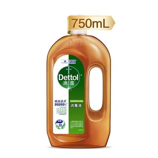 Dettol 滴露 消毒液750ml/1.2L家用杀菌衣物洗衣拖地家居宿舍消毒