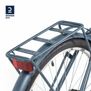 迪卡侬（DECATHLON）城市自行车ELOPS 120 HF符合人体工学握把成人 湖蓝色 XS适合身高150cm-170cm