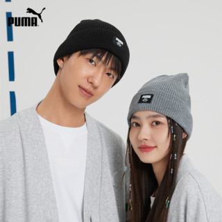 PUMA彪马 运动复古休闲针织帽 CLASSIC BEANIE 021709