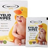 The Eye Doctor 易敏婴儿眼睑湿巾 - 260 倍卫生清洁眼湿巾，用于温和的日常婴儿护理 - 不含防腐剂、洗涤剂和香料 - 独立包装