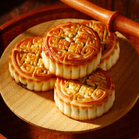 MEIQIDIAN 美琪点 蛋月烧月饼老式五仁月饼中秋传统手工糕点散装独立包装