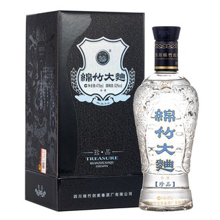 剑南春 蓝盒 珍品绵竹大曲 52度 475ml 单瓶装 浓香型白酒