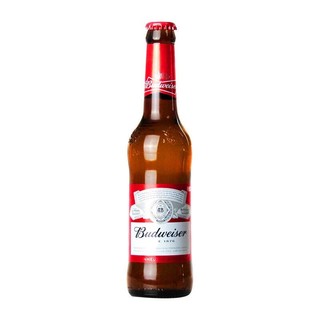 Budweiser 百威 瓶装啤酒 美式拉格 经典醇正330ml*24瓶