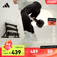 adidas阿迪达斯女装温暖排汗干爽运动紧身裤IA7164 黑色 XL