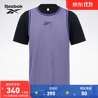 Reebok锐步2023男女同款透气运动休闲短袖T恤 23RCS423UGP0 A/M