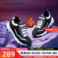 斯凯奇（Skechers）女鞋 季运动鞋时尚潮流休闲鞋复古厚底加绒熊猫鞋子 黑色/白色/加绒保暖/店长主推款 9/39/260