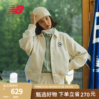 NEW BALANCE NB23女款早秋潮流百搭运动针织外套 IV 6DD38532 L