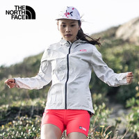 北面（The North Face）冲锋衣女连帽户外登山跑步保暖舒适防水透气外套 5IZ2 53C M 