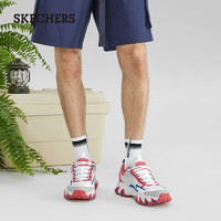 斯凯奇（Skechers）野火鞋 季男子时尚休闲户外耐磨运动鞋894233 白色/蓝色/WBLR 42.5