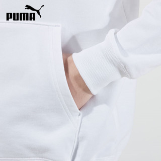 PUMA 彪马 卫衣男装女装 秋冬户外运动服拼色涂鸦大logo连帽套头衫 535412-02 L