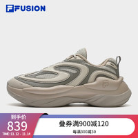 斐乐（FILA）FUSION斐乐潮牌男鞋老爹鞋陨石鞋加绒休闲鞋运动鞋 黄水泥/沙漠灰-CD 40.5