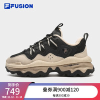 斐乐（FILA）FUSION斐乐潮牌女鞋加绒老爹鞋2023冬熔岩鞋休闲鞋 贝鲁加灰/玛丽娜-BM 35.5