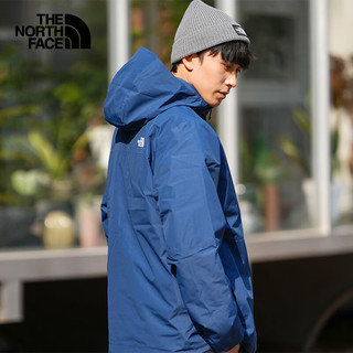 北面（The North Face）三合一冲锋衣男600蓬鹅绒内胆户外羽绒保暖防水83SL JVL/蓝色 L/175