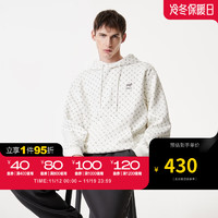 杰克·琼斯（JACK&JONES）宽松舒适百搭连帽抽绳胸前刺绣款男款卫衣223333035 A06雪白色 175/96A/M