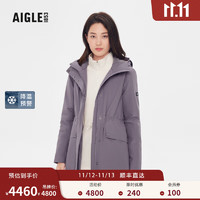 AIGLE艾高20GORE-TEX防风防雨保暖保暖棉服女士外套 烟熏紫 AQ201 38(165/88A)