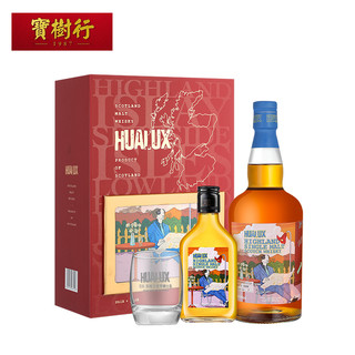 花乐（HUALUX）宝树行 高地麦芽威士忌700ml+200ml 2021年N7礼盒装 洋酒