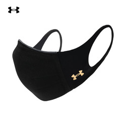 UNDER ARMOUR 安德玛 UNDERARMOUR）Rock强森男女同款情侣训练运动面罩1376313 黑色001 S/M