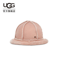 UGG 秋冬女士配件羊皮毛圆帽（溢毛款）遮阳帽 21622