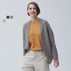 UNIQLO 优衣库 女装 3D souffle yarn针织开衫 毛衣舒芙蕾461084