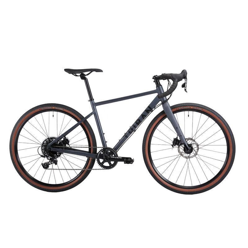 DECATHLON 迪卡侬 Gravel 520砾石公路自行车全地形超轻竞速赛车OVB2墨色S 4097996