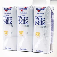 88VIP：Theland 纽仕兰 4.0g蛋白质全脂纯牛奶250ml*24盒