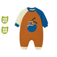 woobaby babycare旗下23冬新品婴童保暖蓄热可爱外穿爬服