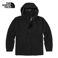 The North Face北面防风夹克男户外风衣外套新83QX JK3/黑色 XL