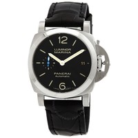 黑五抢先购：PANERAI 沛纳海 Luminor 黑色表盘机械男表 PAM01372