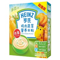 Heinz 亨氏 五大膳食系列 米粉 2段 鸡肉蔬菜味 400g